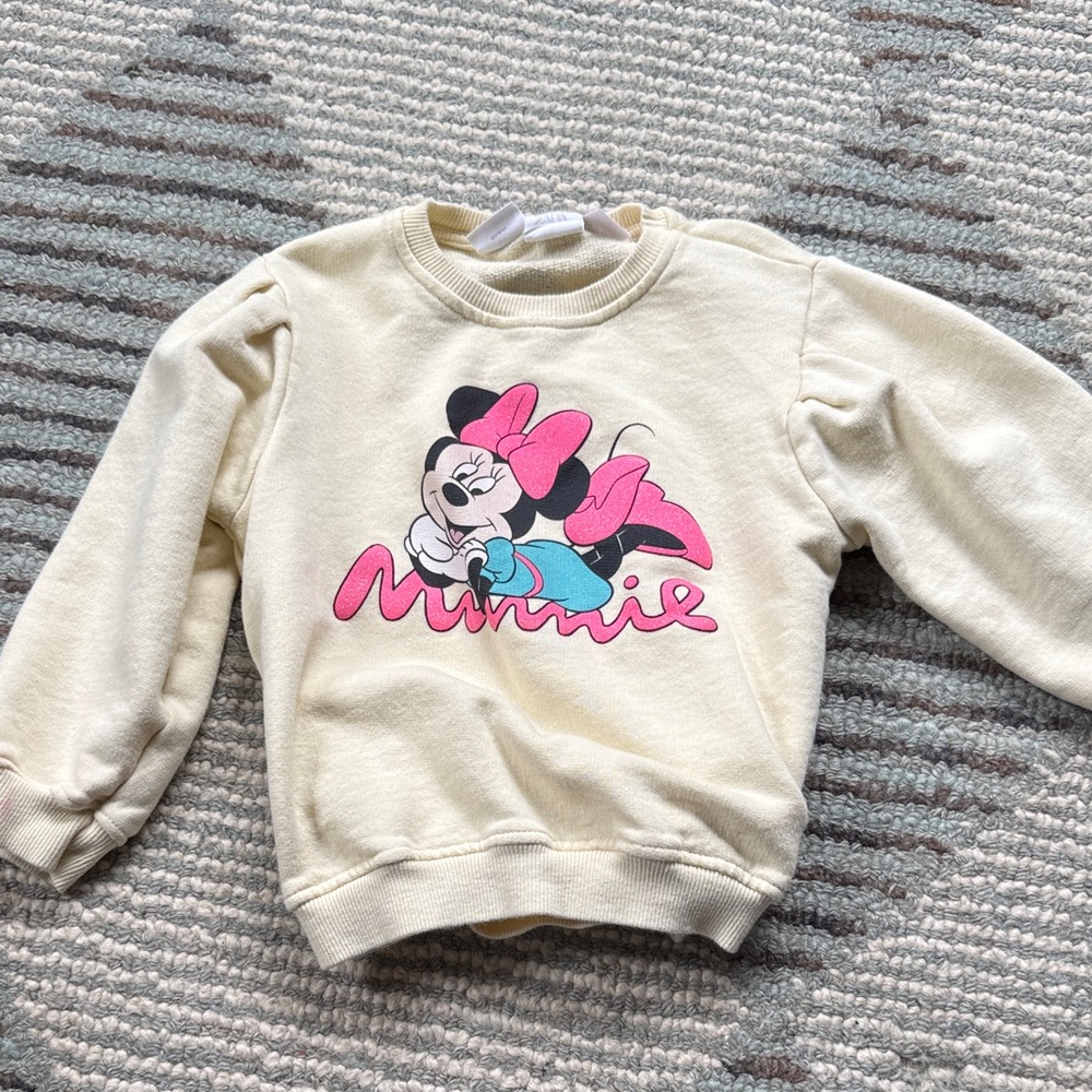 Minnie/Mickey Mouss sweatshirt from Zara